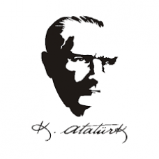 Atatürk Portresi 21.5x12.5 cm Beyaz Renk